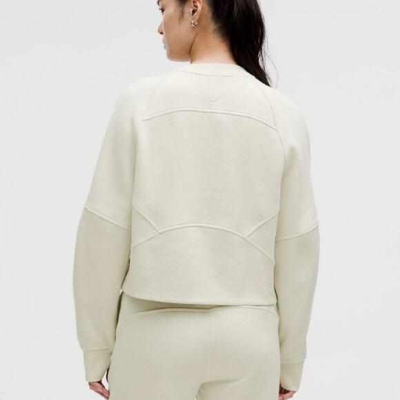 NEW Lululemon Scuba Oversized Pullover Wordmark in Bone XL/XXL - Picture 6 of 16